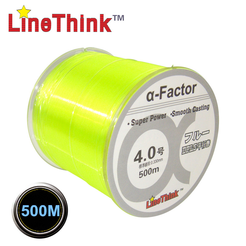 0.370mm Diameter 500M Colorful Nylon Monofilament Fishing Line