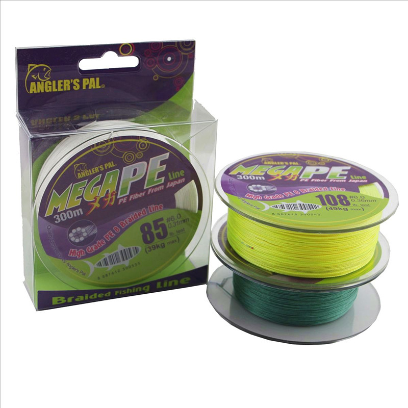300M Anglers Pal POP MASTER MultiColor X8 multifilament PE braided